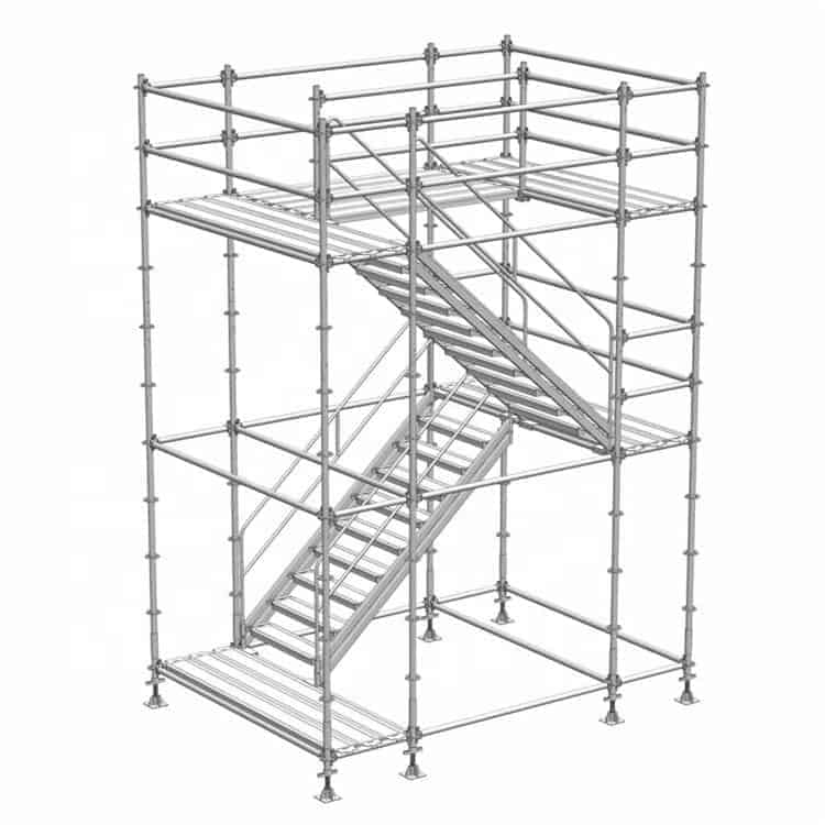 Ringlock Scaffold Stair view 2