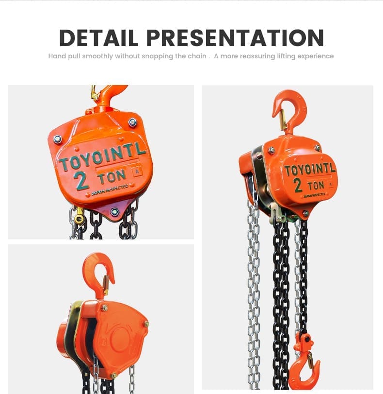 TOYO-INTL VT Chain Hoist detail 5