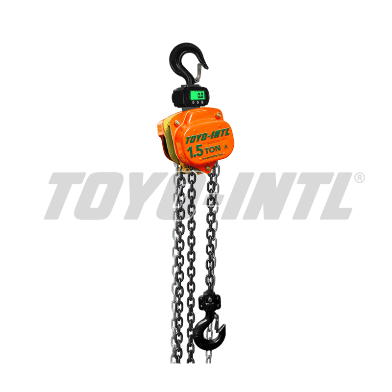 TOYO-INTL Weight VTD Display Chain Hoist