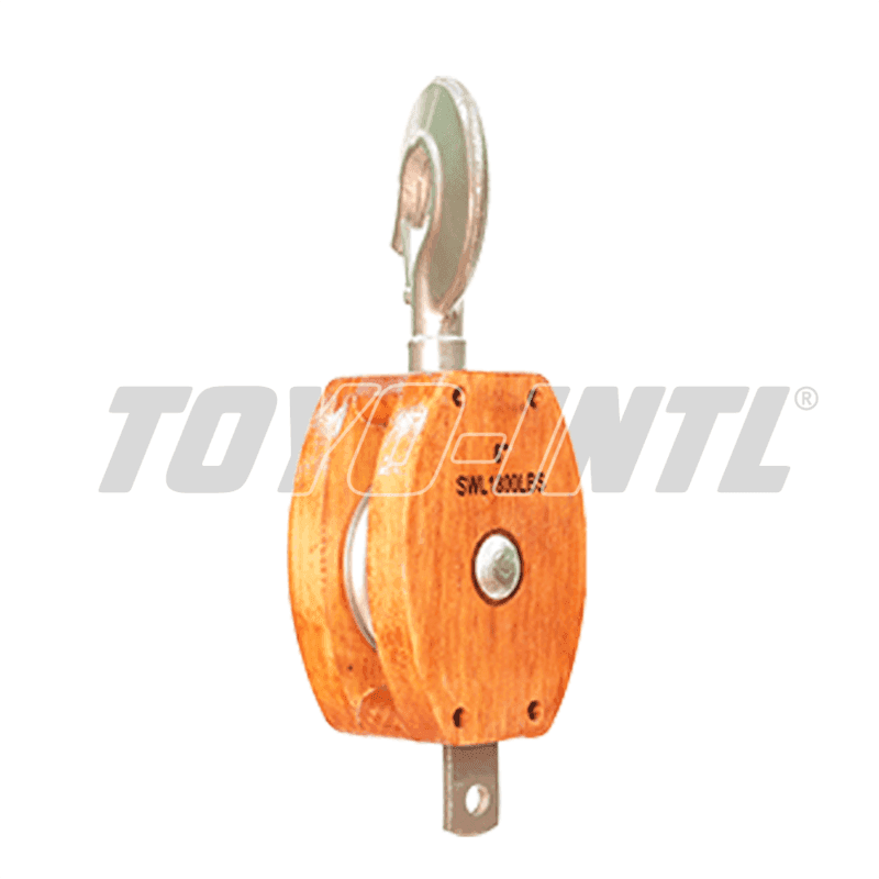 TOYO-INTL Wooden Trolley